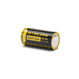 Nitecore NL166 RCR123A 16340 650mAh Battery - Protected Button Top, product view 3