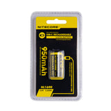 Nitecore NL169R 16340 950mAh Battery - Protected Button Top, product view 4