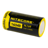 Nitecore NL169 16340 950mAh Battery - Protected Button Top, product view 3