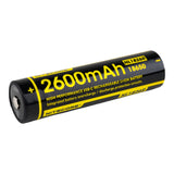 Nitecore NL1826R 18650 2600mAh USB-C Rechargeable Battery, product view 2