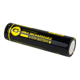 Nitecore NL1826R 18650 2600mAh USB-C Rechargeable Battery, product view 3