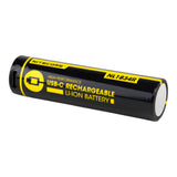 Nitecore NL1834R 18650 3400mAh USB-C Rechargeable Battery, product view 3