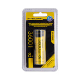Nitecore NL1836HP 18650 3600mAh 8A Battery - Protected Button Top, product view 4