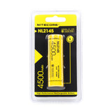 Nitecore NL2145 21700 4500mAh Battery - Protected Button Top, product view 4