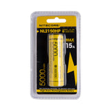Nitecore NL2150HP 21700 5000mAh 15A Battery - Protected Button Top, product view 4
