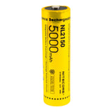 Nitecore NL2150 5000mAh 21700 Battery - Protected Button Top