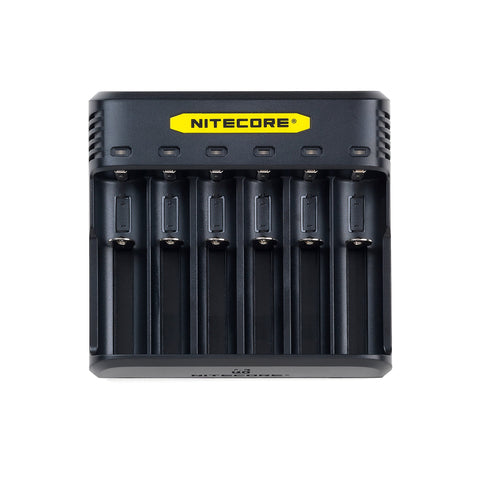 Nitecore Q6 6 Channel Battery Charger - Black