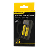 Nitecore UI2 2 Channel Portable USB-C Battery Charger, product view 4