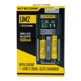 Nitecore UM2 2 Channel Digital Battery Charger, product view 6