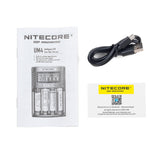 Nitecore UM4 4 Channel Digital Battery Charger, product view 3