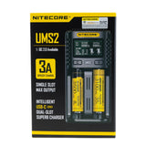 Nitecore UMS2 2 Channel Digital Battery Charger, product view 4