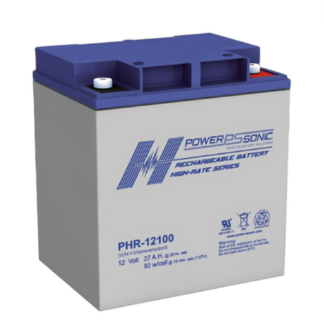 Panasonic LC-X1228P Battery Replacement - 12 Volt 28 Ah (Nut & Bolt Terminals)
