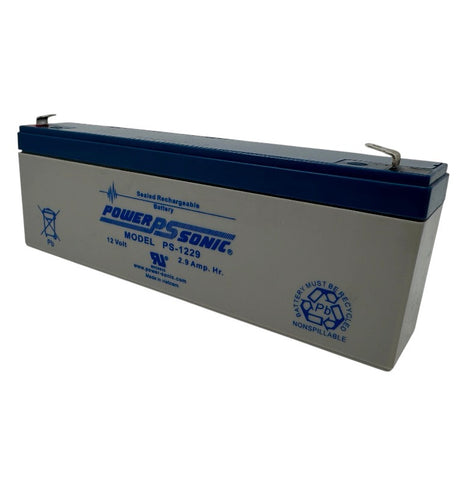 Power Sonic PS-1229 F1 Battery - 12 Volt 2.9 Amp Hour (.187" Terminals)