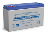 Panasonic LC-R0612P Battery Replacement - 6 Volt 12 Ah (.187" Terminals)