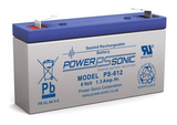 Panasonic LC-R061R3P Battery Replacement - 6 Volt 1.3 Ah