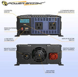 PX1500-12 PowerBright Inverter - 12 Volt 1500 Watt Power Inverter