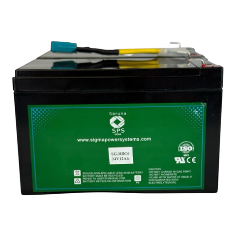 SG-RBC6 UPS replacement battery assembly