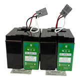 SG-RBC55 battery two-module set compatible with APC SUA2200T