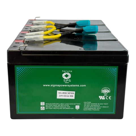 SG129-36HR battery supplied for APC RBC8; package quantity 4