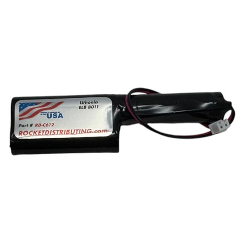 Rocket Distributing RD-C612 Battery