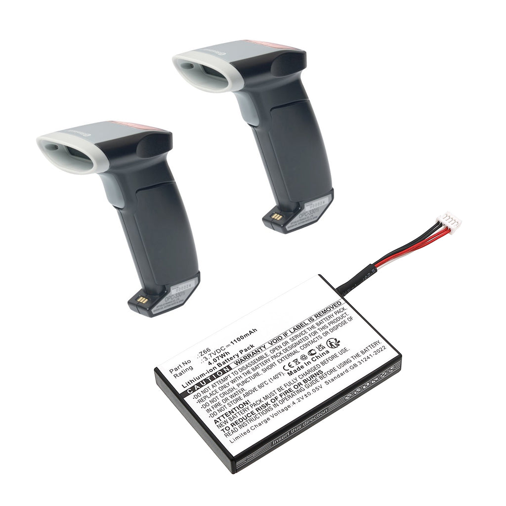 CELLONIC® Barcode Scanner Battery BT-0016, 94ACC0046 6800mAh Compatible - View #4