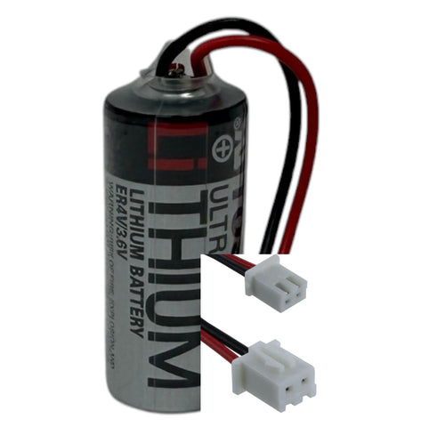 Toshiba ER4V/3.6V Battery with RD084A-2 Connector - OEM Original
