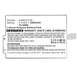 Technicolor U46P313.00 Battery Replacement