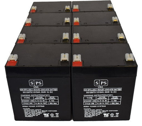SG1250T2 battery supplied for APC RBC43; package quantity 8