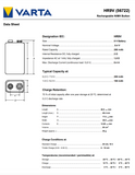 Varta V7/8H Battery - Recharge Accu Power 200mAh