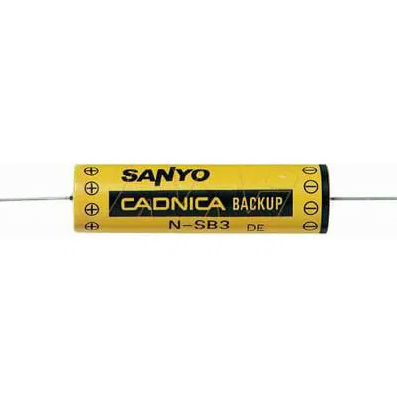 Sanyo N-SB3 Battery Replacement - 3.6v NiCD 2 Pin Axial Leads