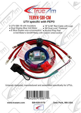 Motobatt Tru am Dual Battery Kit-Kawasaki TERYX-SBI-CM