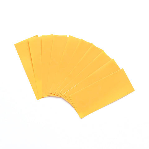 18650 Battery Wraps - 10pcs - Yellow