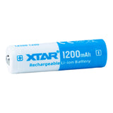 XTAR 14500 1200mAh Battery - Protected Button Top, product view 2