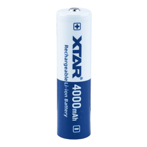 XTAR 18650 4000mAh - Protected Button Top
