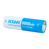 XTAR 21700HP 5000mAh Battery - Protected Button Top, product view 3