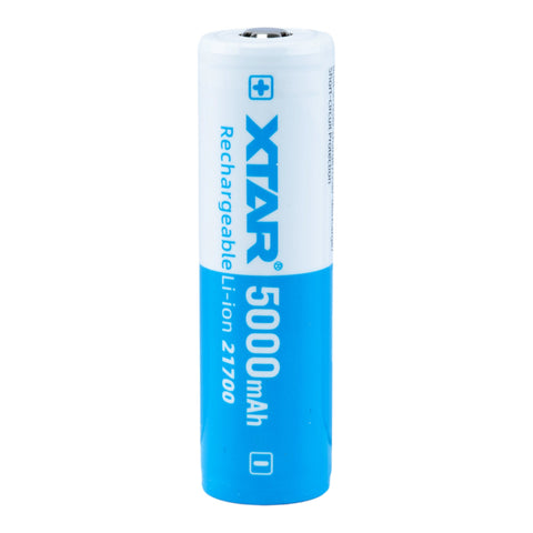 XTAR 21700HP 5000mAh Battery - Protected Button Top