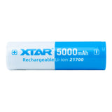 XTAR 21700HP 5000mAh Battery - Protected Button Top, product view 4