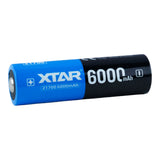 XTAR 21700 6000mAh Battery - Protected Button Top, product view 2