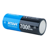XTAR 26650 7000mAh Battery - Protected Button Top, product view 3