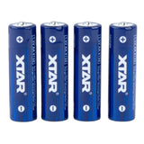 XTAR AA 1.5V 2500mAh Rechargeable Lithium Battery - 4 Pack, product view 4
