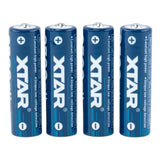 XTAR AA 1.5V 2700mAh Rechargeable Lithium Battery - 4 Pack, product view 4