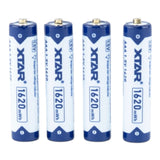 XTAR AAA 1.5V 1620mWh 1000mAh Rechargeable Lithium Battery - 4 Pack, product view 4