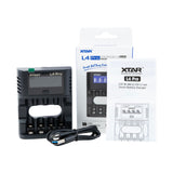 XTAR L4 Pro 4 Channel AA/AAA lithium & NiMh Smart Charger, product view 5