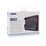 XTAR VC8 8 Channel Battery Charger, product view 4