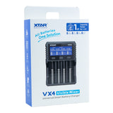 XTAR VX4 Visible Mixer Smart Charger & Tester, product view 4