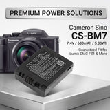 CS-BM7 680mAh Li-ion battery - supplier source photo 2