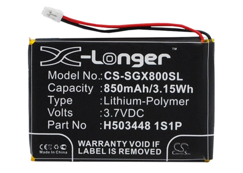 Cameron Sino CS-SGX800SL replacement battery on a white background