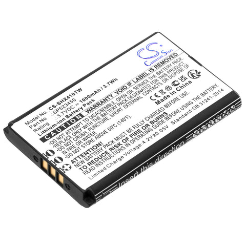Cameron Sino CS-SHX410TW replacement battery on a white background