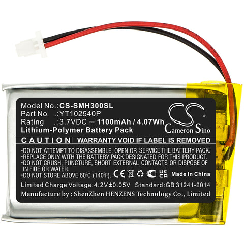 Cameron Sino CS-SMH300SL replacement battery on a white background
