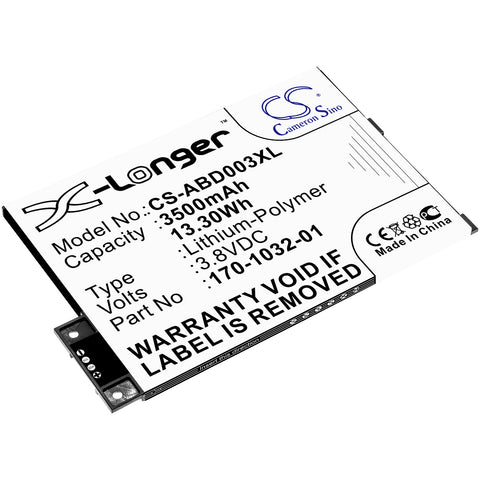 Amazon Kindle Graphite Battery 3.8V 3500mAh - Compatible Replacement